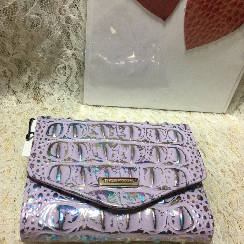 NWT $FIRM$$ BRAHMIN VIOLET WONDERLAND Small Veronica..  BUNDLE DISCOUNT ONLY